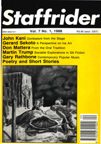 Staffrider Vol.7 No.1 1988