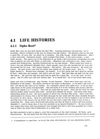 Life histories