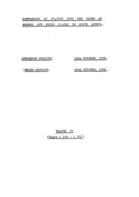 
Commission of Inquiry into the riots at Soweto and other places in South Africa held on 13 and 14 October 1976, Volume 27
