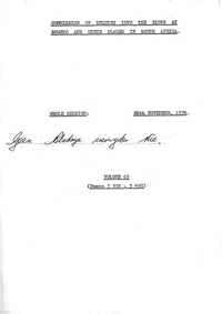 
Commission of Inquiry into the riots at Soweto and other places in South Africa held on 29 November 1976, Volume 65
