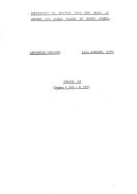 
Commission of Inquiry into the riots at Soweto and other places in South Africa held on 17 January 1977, Volume 83
