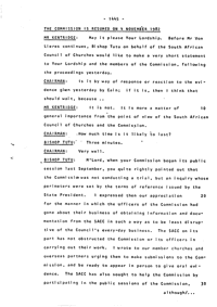 Commission of Inquiry into the South African Council of Churches held at Pretoria on 4 November 1982
