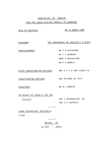 Commission of Inquiry into the South African Council of Churches held at Pretoria on 14 March 1983, Volume 46
