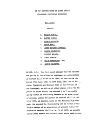 
Judgement in the Supreme Court of South Africa: the State versus Nelson Mandela and others
