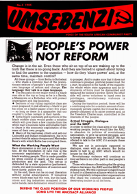 Umsebenzi Volume 3 1985