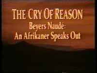 The Cry of Reason AND Namibia on the Brink