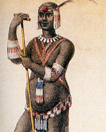 King Dingane ka Senzangakhona portrait
