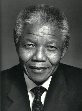 Nelson Rolihlahla Mandela portrait