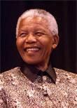 ANC's Nelson Mandela in a historic political rally