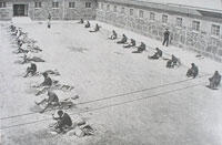 Hundreds of political prisoners began a hunger strike at Robben Island