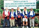 Ian Woodall and Cathy O'Dowd  becomethe first official South African team to conquer the Mount Everest