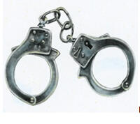 Wiseman Khuzwayo, reporter for the Durban Daily News hands himself over to the police