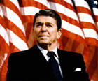 American President Ronald Reagan reverses his earlier stance on South Africa and agrees to limited sanctions