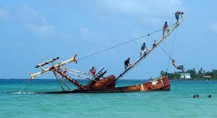 The Childe Herold is shipwrecked