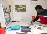 Artist, Thomas Trevor Motswai , award-winning South African artist is born 