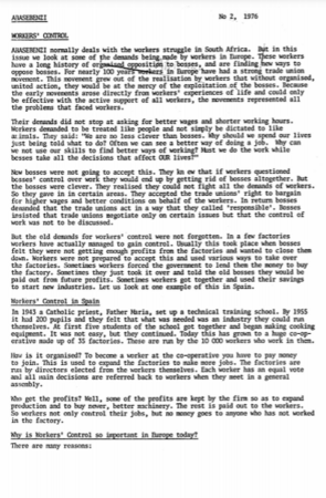 Abasebenzi Number 2 February 1976 