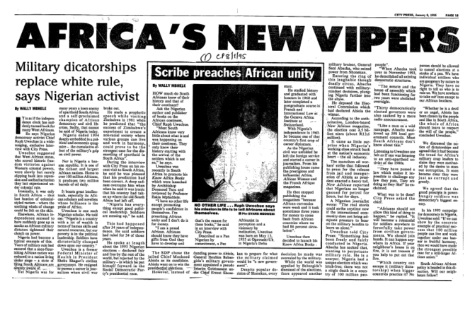 Africa's New Vipers 1995