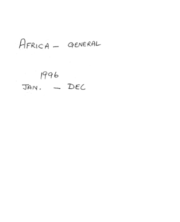 Africa's ailing state - owned airlines need to unite 1996 - 1998