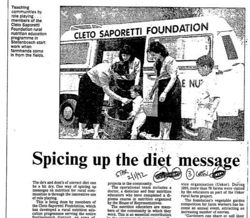 Spicing up the diet message 1992