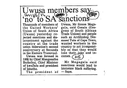 Black Politics Inkatha 1989 - 1990
