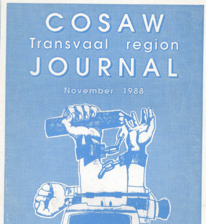 COSAW Transvaal Regional Journal, November 1988