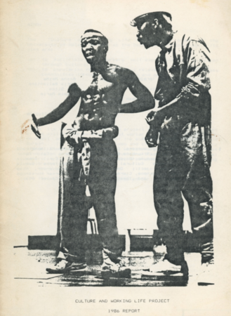 Culture and Working Life Project - 1986 Report