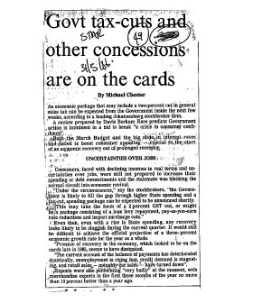 Economy General 1986
