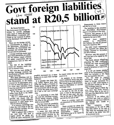 Economy General 1988 -1989
