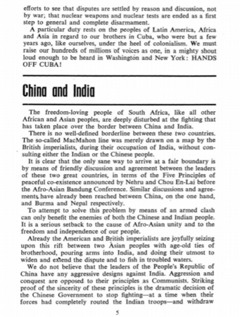 Editorial notes: China and India!