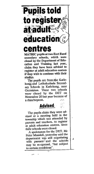 Education Secondary 1987