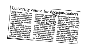 Education University 1994 - 1995