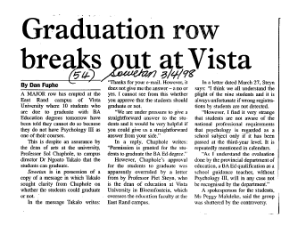 Education University 1998 A