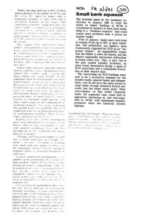 Finance General 1981