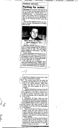 Finance General 1987 B