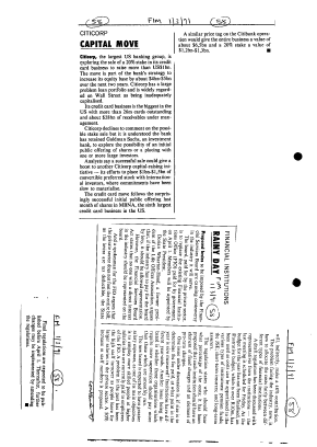 Finance General 1991 B