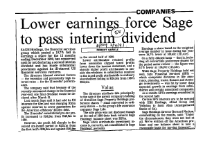 Finance General 1991 C