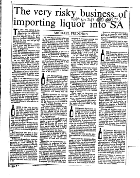 Foreign Trade Imports 1986 - 1989
