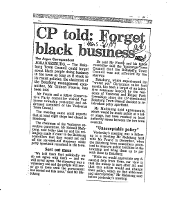Group Areas Transvaal 1989