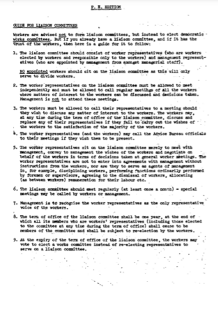 Guide for liaison committees