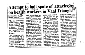 Health & Disease Doctors 1993 - 1996