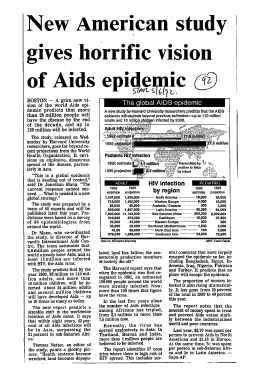 Health & Disease V.D.-Aids 1992 - 1993