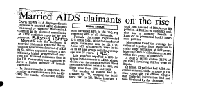 Health & Disease V.D.-Aids 1993 - 1994