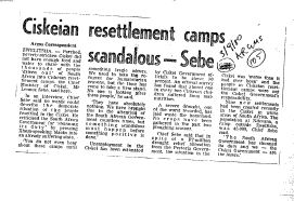 Homelands Ciskei General 1980 B