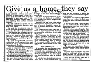 Homelands Ciskei General 1991 - 1992