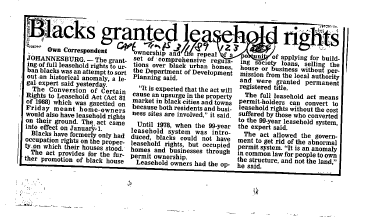Housing & Hostels General 1989