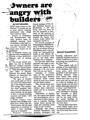Housing & Hostels Transvaal 1988
