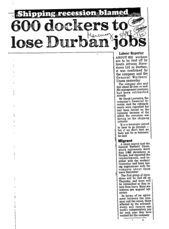 IR Workers Organisations General Workers Union 1987 - 1993 A