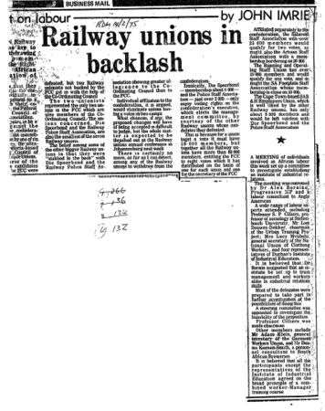 Industrial Relations General 1975 - 1981