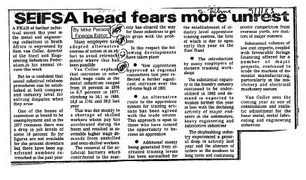 Industrial Relations Strikes 1983