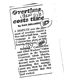 Industrial Relations Strikes 1987 A